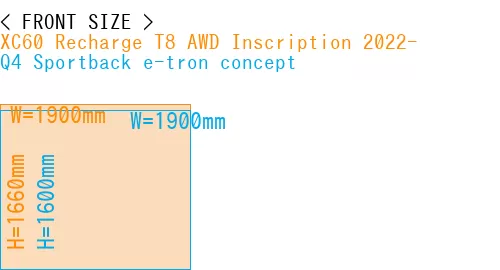 #XC60 Recharge T8 AWD Inscription 2022- + Q4 Sportback e-tron concept